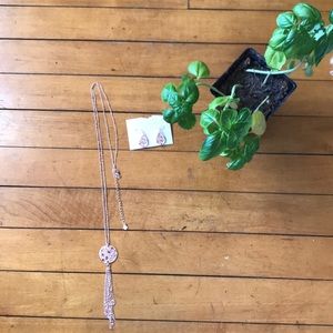 Necklace and earrings